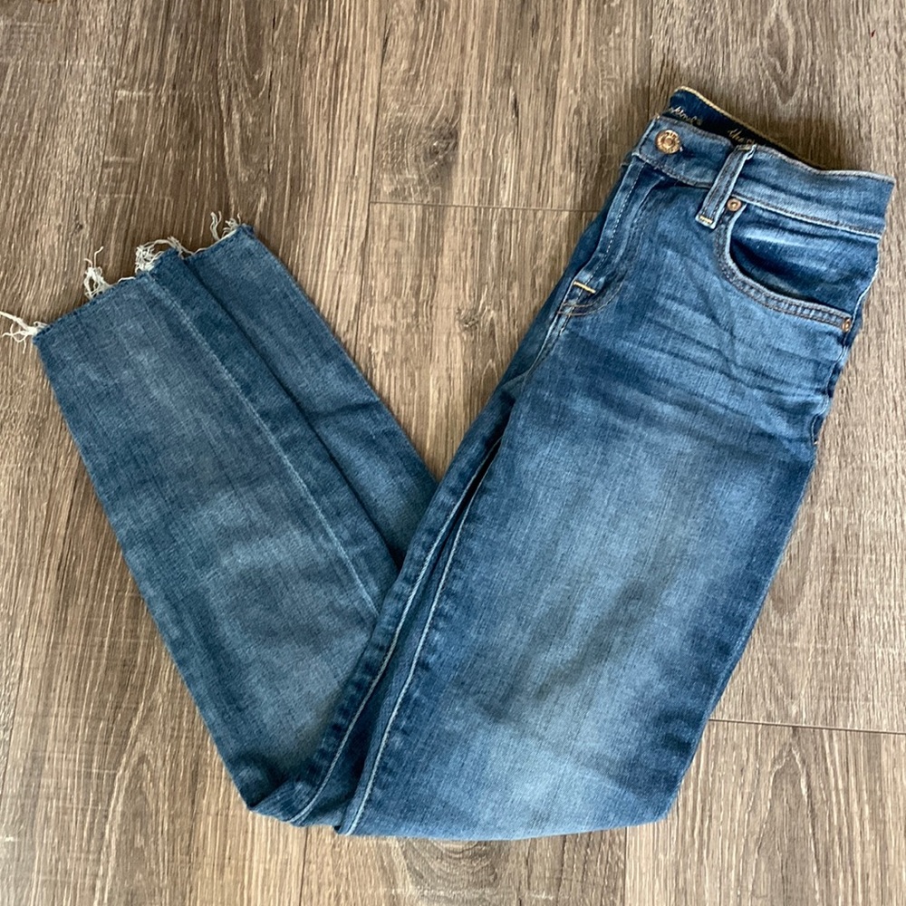 7 For All Mankind Skinny Ankle Jeans